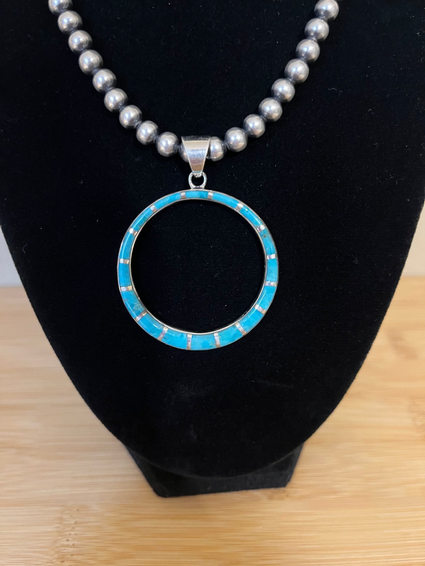 Turquoise Circle Pendant