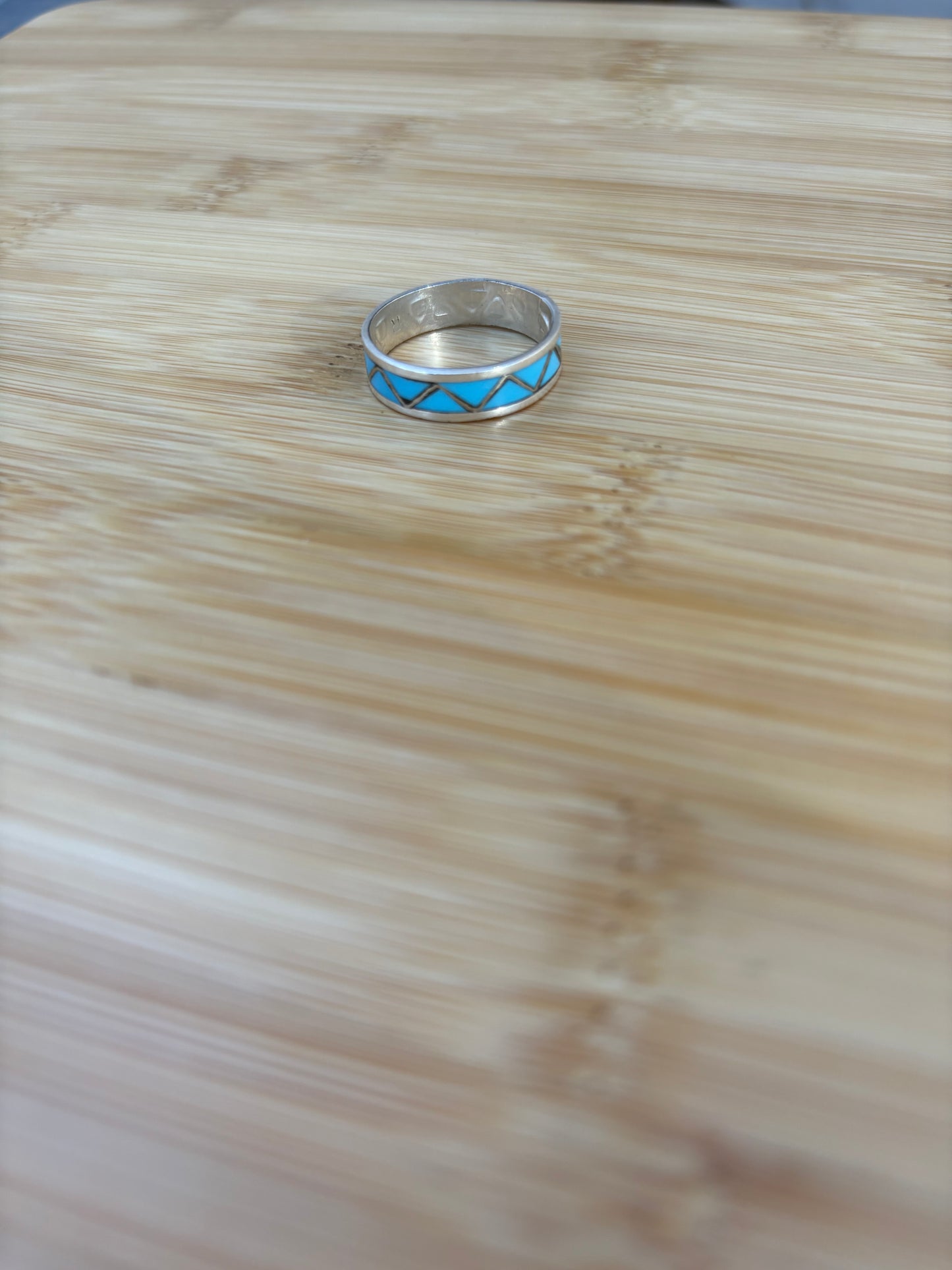Turquoise Band Ring