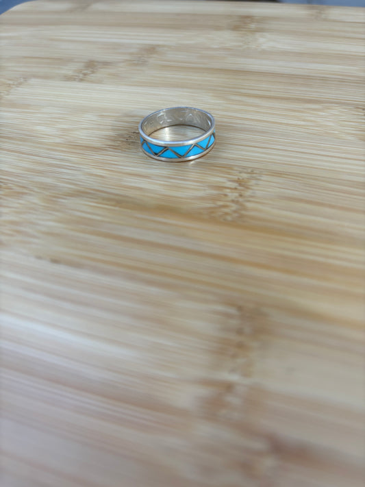 Turquoise Band Ring