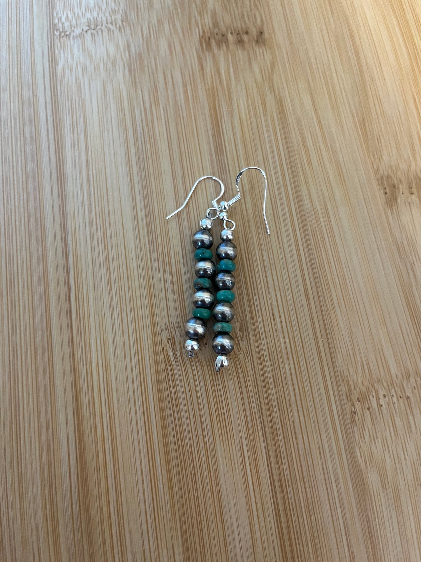 Turquoise & Navajo Drop Earrings