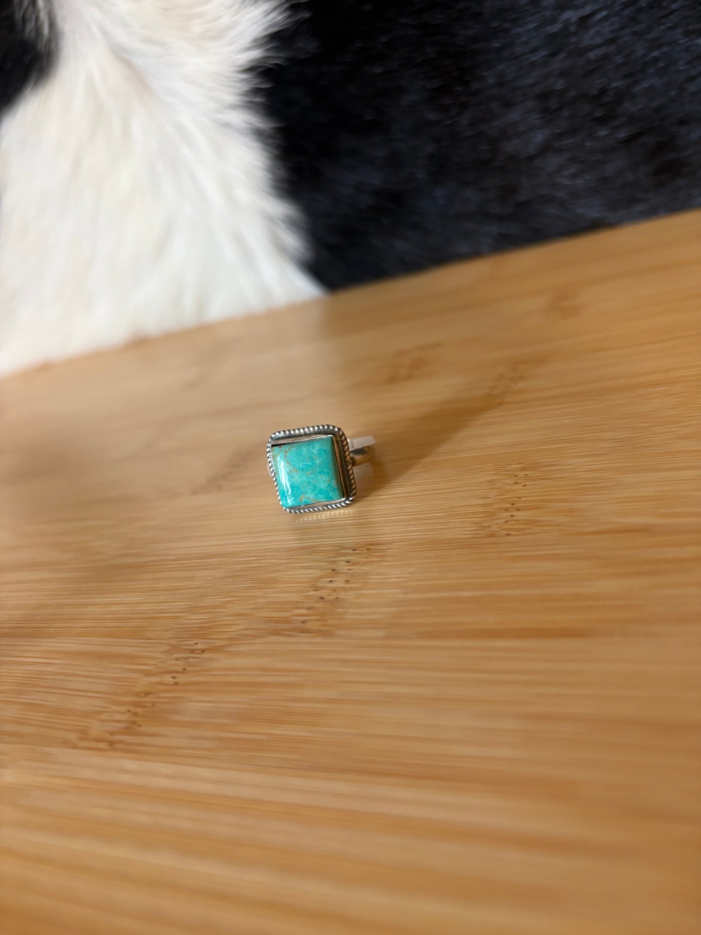 Square Turquoise Ring