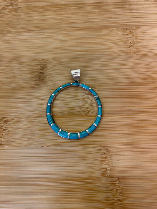 Turquoise Circle Pendant