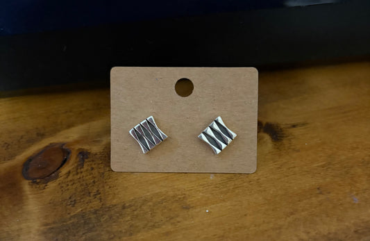 Diamond Square Studs
