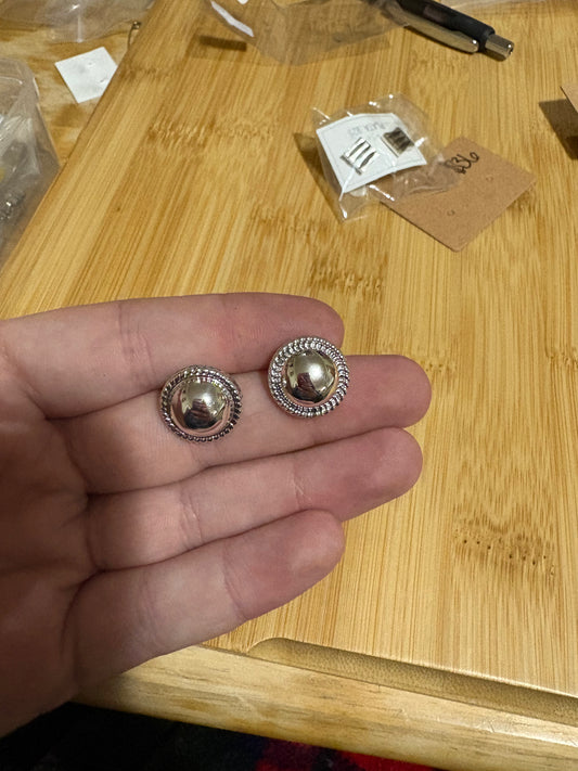 Large Dot Studs