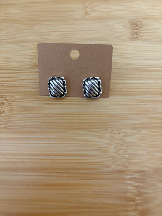 Stripped Square Studs
